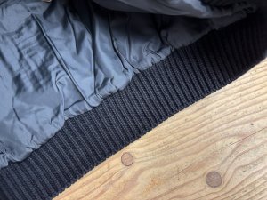 画像3: 2025秋冬　FITH   ニットメキルティングブルゾン　　2:黒 (3)