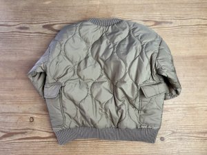 画像4: 2025秋冬　FITH   ニットメキルティングブルゾン　16：ベージュ (4)