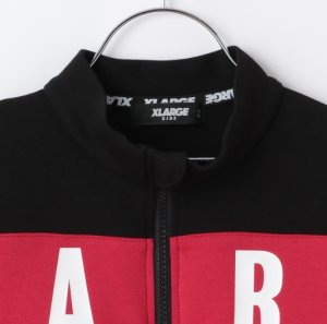 画像2: XLARGE KIDS　ビッグロゴダンボールニットジップトレーナー　　80；黒 (2)