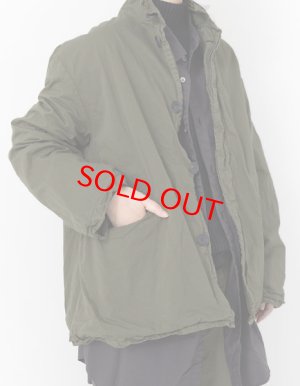 画像1: Veritecoeur       　ガーメントダイショートコート　　カラー；カーキ　　サイズ；F (1)