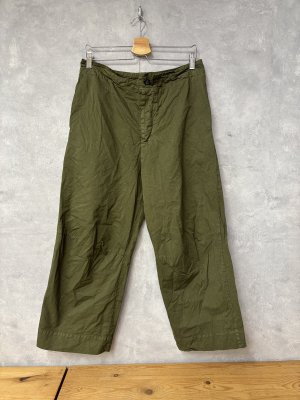 画像1: Veritecoeur       　ガーメントダイパンツ　　カラー；KHAKI　　サイズ；F (1)