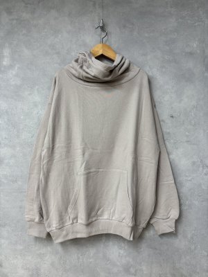 画像1: OCEAN&GROUND 　　Jr.ボトルネックボリュームスウェット      カラー；グレージュ (1)