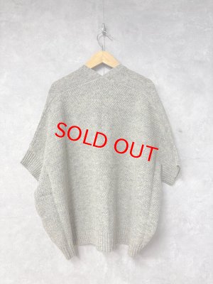 画像3: NATURAL LAUNDRY 　 ネップVネックワイドプルオーバー　950；グレー　　サイズ2 (3)