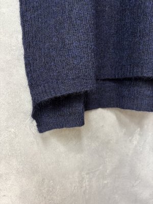 画像3: YARRA 　モヘアブレンドタートルニットベスト　55；ネイビー　FREE (3)