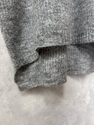 画像3: YARRA 　モヘアブレンドタートルニットベスト　80；グレー　FREE (3)