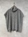画像1: YARRA 　モヘアブレンドタートルニットベスト　80；グレー　FREE (1)