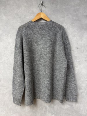 画像4: YARRA 　　モヘアブレンドニットプルオーバー　　80；グレー　　FREE (4)