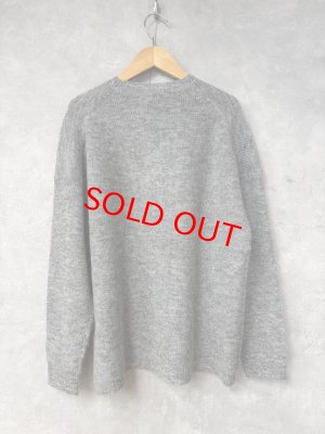 画像4: YARRA 　　モヘアブレンドニットプルオーバー　　80；グレー　　FREE (4)