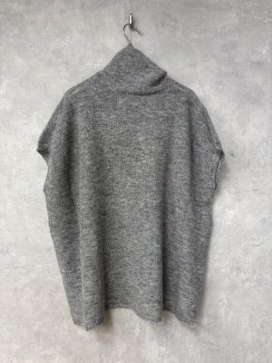 画像4: YARRA 　モヘアブレンドタートルニットベスト　80；グレー　FREE (4)