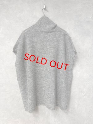 画像4: YARRA 　モヘアブレンドタートルニットベスト　80；グレー　FREE (4)