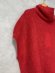 画像2: YARRA 　モヘアブレンドタートルニットベスト　40；レッド　FREE (2)