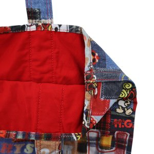 画像3: MY FIRST HYSTERIC　カツラギ MESSY PATCHWORK総柄 トートバッグ　49:インディゴ (3)