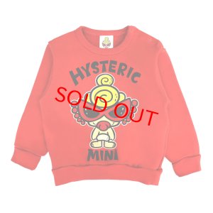 画像1: MY FIRST HYSTERIC　PUFF MINI LOOPLUS 裏毛トレーナー　　20：レッド (1)