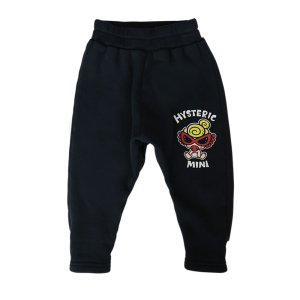 画像1: MY FIRST HYSTERIC　PUFF MINI 裏毛 10分丈スウェットパンツ　　10:ブラック (1)