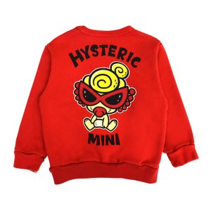 画像2: MY FIRST HYSTERIC　PUFF MINI LOOPLUS 裏毛トレーナー　　20：レッド (2)