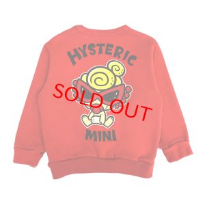 画像2: MY FIRST HYSTERIC　PUFF MINI LOOPLUS 裏毛トレーナー　　20：レッド (2)