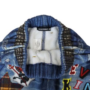 画像3: MY FIRST HYSTERIC　DEVILKIN ボンバー裏毛 Like a denim Viscotex 10分丈パンツ　　45:インディゴ　　サイズ:100 (3)
