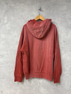 画像4: 2025秋冬　DENIMDUNGAREE　　ビンテージウラケ シンプル パーカー　55；濃赤 (4)