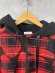 画像3: 2025AW   フランキーグロウ　BOA HOODE  CHECK PO　SHIRT　　  カラー；BLACK-RED　　サイズ；F2(おとな) (3)