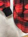 画像4: 2025AW   フランキーグロウ　BOA HOODE  CHECK PO　SHIRT　　  カラー；BLACK-RED　　サイズ；F2(おとな) (4)