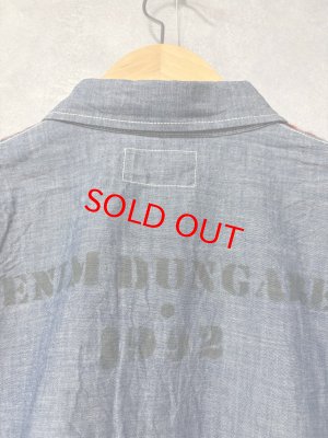 画像4: 2025秋冬　DENIMDUNGAREE　 シャギーチェック リメイク シャツ　5；赤 (4)