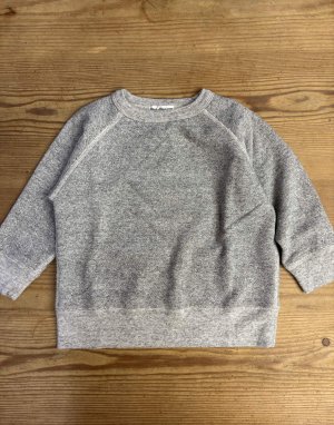 画像1: 2025秋冬　DENIMDUNGAREE　　ビンテージウラケ ワッペン スウェット　　3；グレー (1)