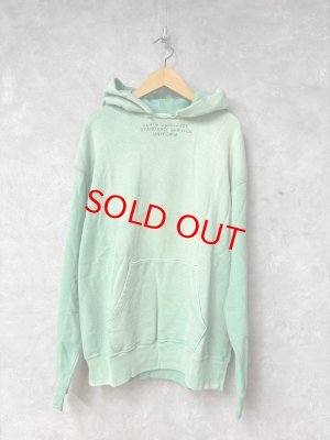 画像1: 2025秋冬　DENIMDUNGAREE　　ビンテージウラケ シンプル パーカー　28；ライトグリーン (1)