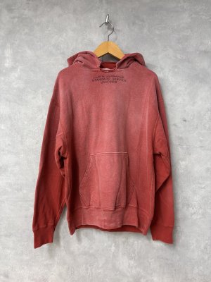 画像1: 2025秋冬　DENIMDUNGAREE　　ビンテージウラケ シンプル パーカー　55；濃赤 (1)