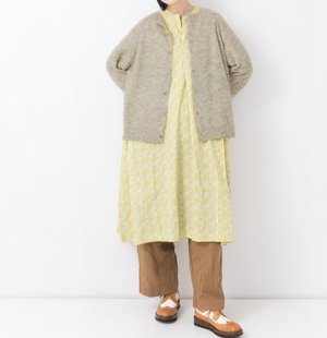 画像1: Veritecoeur       モヘアカーディガン　　サイズ:F  カラー：beige (1)