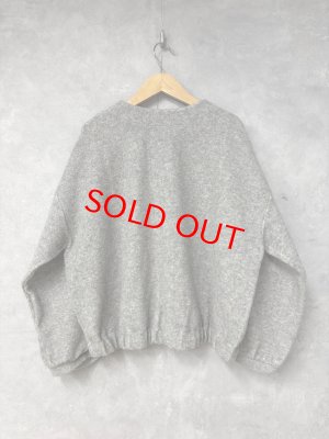 画像4: grin　ボアバルーンカーディガン　　920；グレー　サイズ；2 (4)