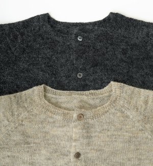 画像2: Veritecoeur       モヘアカーディガン　　サイズ:F  カラー：Gray (2)