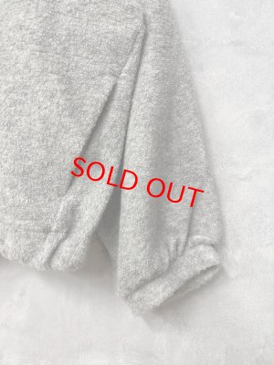 画像2: grin　ボアバルーンカーディガン　　920；グレー　サイズ；2 (2)