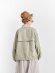 画像2: Veritecoeur        Vegetable Dyeing ヨークシャツ  　カラー:KHAKI GRAY　　サイズ:F (2)