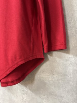 画像2: YARRA 　ナチュラルソフト天竺ロングカットソー　　40；レッド　　FREE (2)