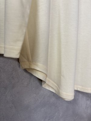 画像2: YARRA 　ナチュラルソフト天竺ロングカットソー　　02；アイボリー　　FREE (2)