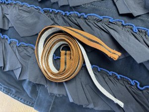 画像4: 2025秋冬　MARET(マレ)  ミリタリーフリルベスト　　4:紺　　サイズ:F (4)