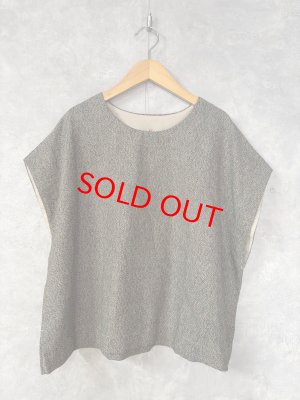 画像1: YARRA 　　三つ杢ツイルワイドベスト　20；ベージュ　　　FREE (1)