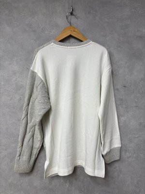 画像5: 2025秋冬　FITH   ウラケ✖️ニットスウェット　　1：白 (5)