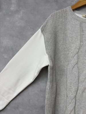 画像3: 2025秋冬　FITH   ウラケ✖️ニットスウェット　　1：白 (3)