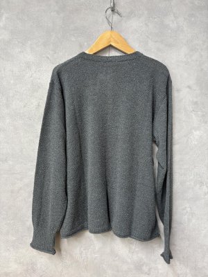 画像3: 2025秋冬　FITH 　リングヤーンカーディガン　3；グレー　　サイズ；LL (3)