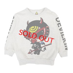 画像1: MY FIRST HYSTERIC　　DEVILKIN 羽付き 裏毛トレーナー　　16；オートミール (1)