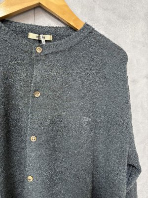 画像2: 2025秋冬　FITH 　リングヤーンカーディガン　3；グレー　　サイズ；LL (2)