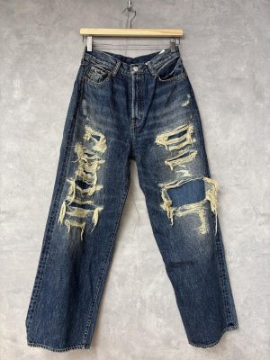 画像3: 2025秋冬　DENIMDUNGAREE　12ozHOME MADEデニム グランジ PN　14；ブルー (3)