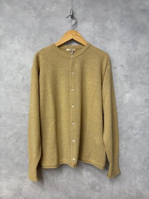 画像1: 2025秋冬　FITH 　リングヤーンカーディガン　10；黄　　サイズ；LL (1)