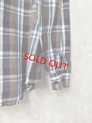 画像3: 2025秋冬　DENIMDUNGAREE　 ムラチェック シャツ　　7；茶 (3)