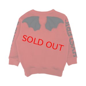 画像4: MY FIRST HYSTERIC　　DEVILKIN 羽付き 裏毛トレーナー　　20；レッド (4)