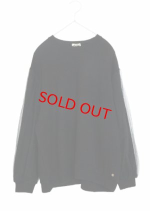 画像1: MakeYourDay　　ママとおそろいシアーフラワー袖プルオーバー　　カラー；ブラック　　サイズ；F (1)