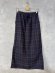 画像1: LILOU+LILY 　AUTUMN CHECK スカート　C.NAVY　　size:38 (1)