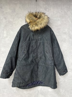 画像1: 2025秋冬　DENIMDUNGAREE　  8OZデニム エキスモー JK　　2；黒 (1)