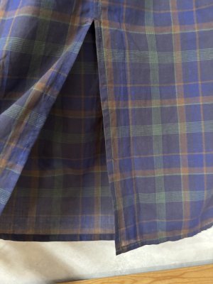 画像5: LILOU+LILY 　AUTUMN CHECK スカート　C.NAVY　　size:38 (5)